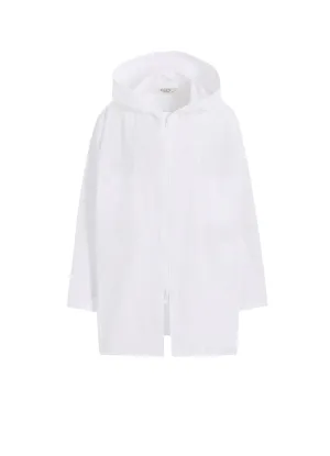P100/2 BROAD ZIP UP HOODIE SHIRT