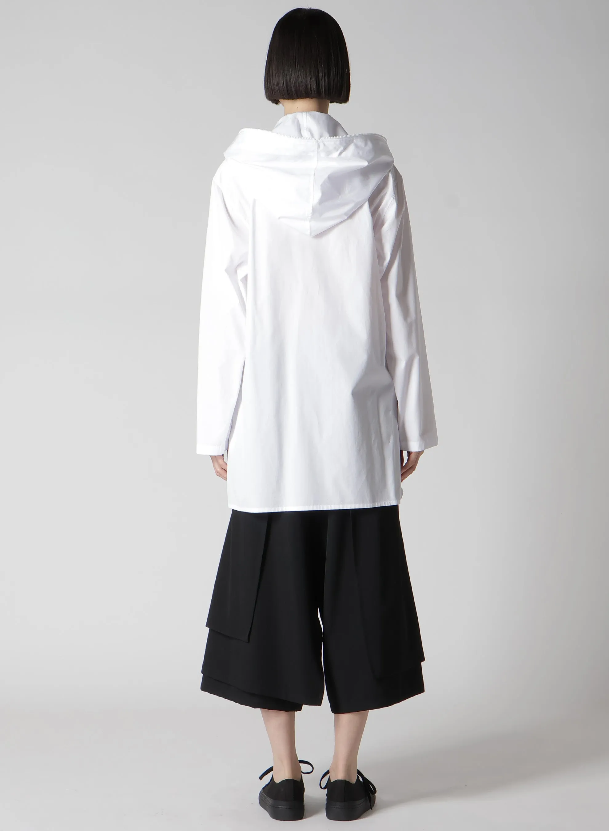 P100/2 BROAD ZIP UP HOODIE SHIRT