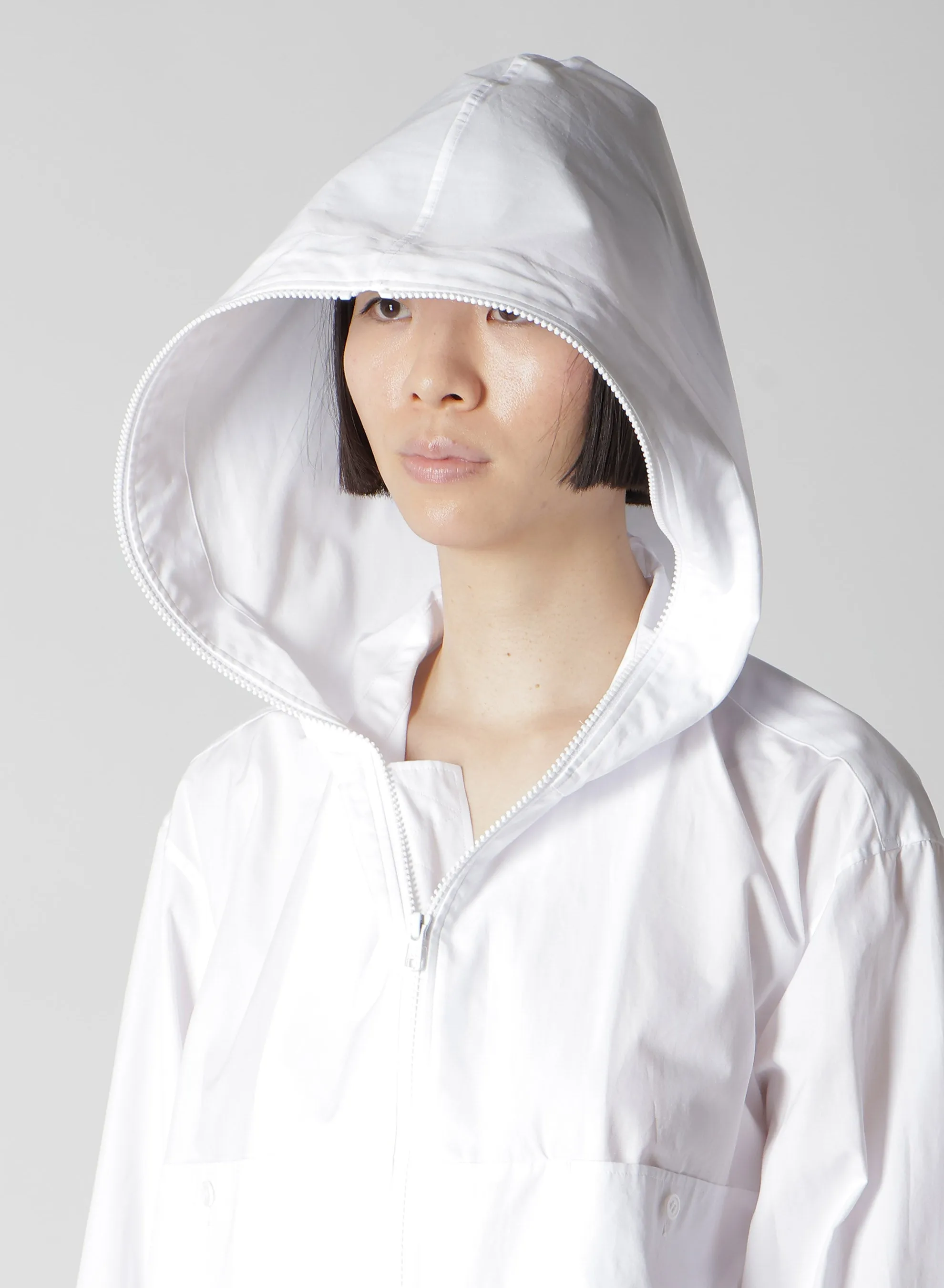 P100/2 BROAD ZIP UP HOODIE SHIRT