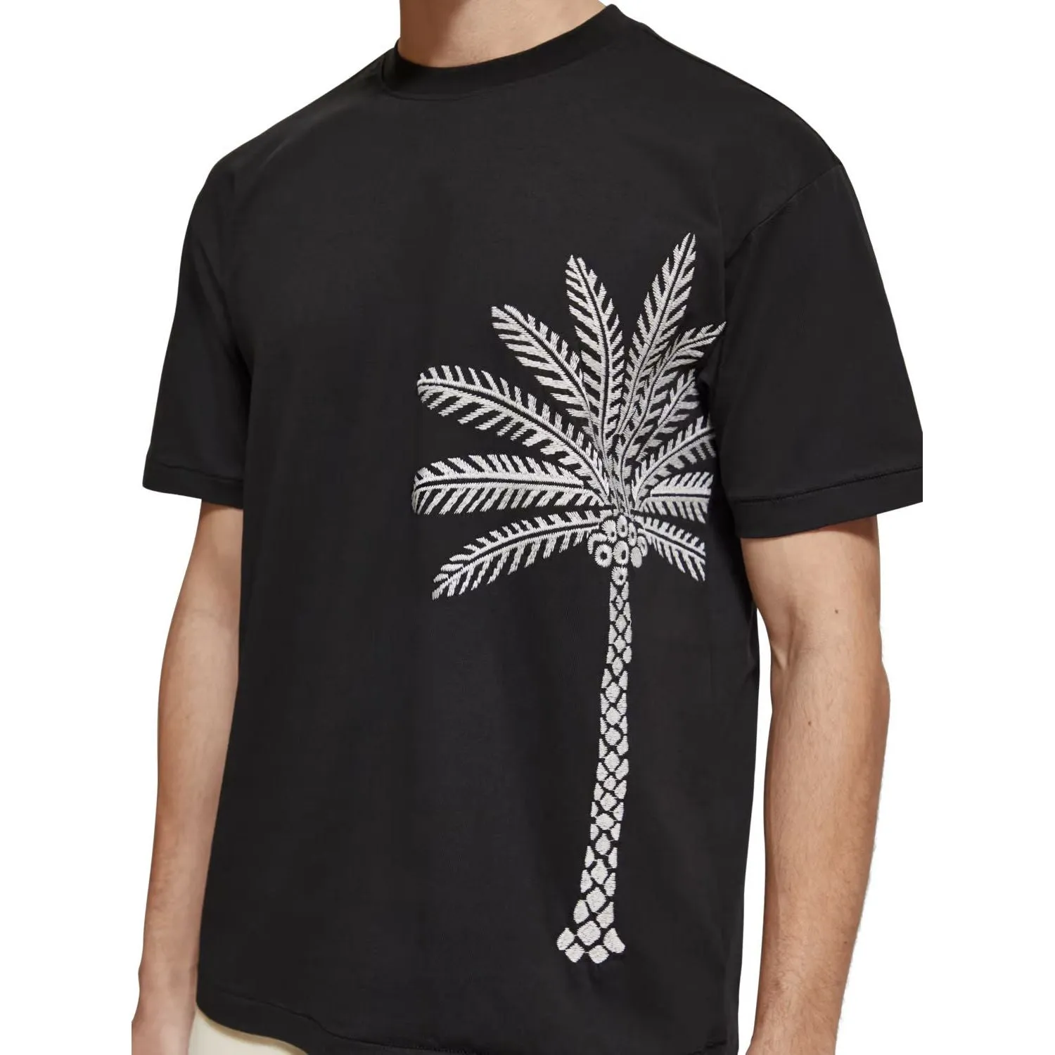 Palm Tree Embroidery T-shirt