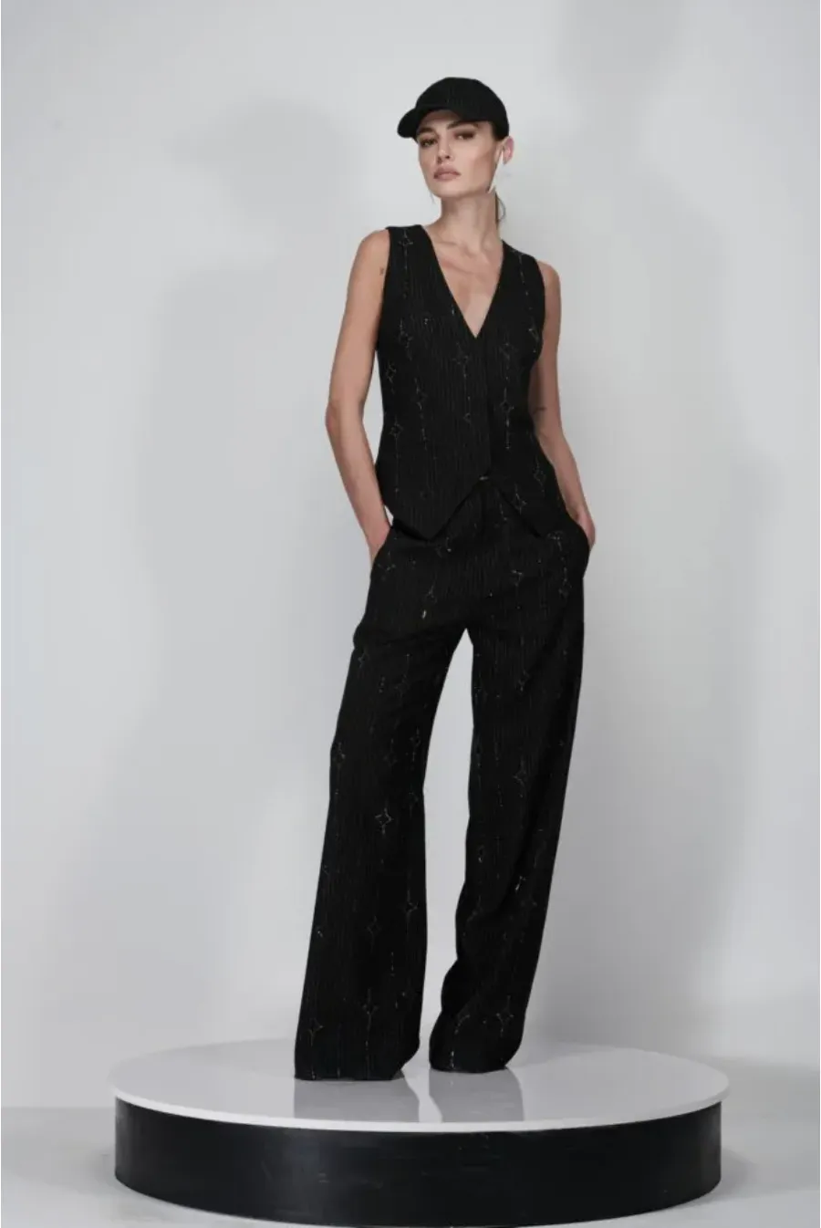 Pinstripe Vest
