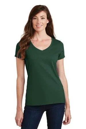 Port & Company® Ladies Fan Favorite V-Neck Tee. LPC450V - Blank or Custom Embroidered