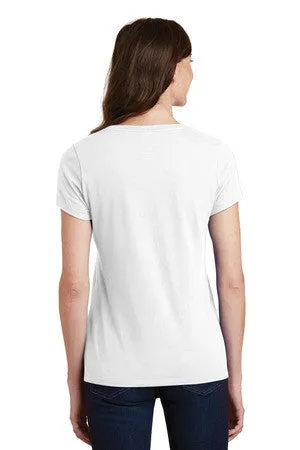 Port & Company® Ladies Fan Favorite V-Neck Tee. LPC450V - Blank or Custom Embroidered