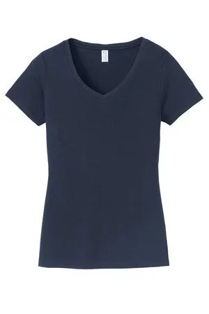 Port & Company® Ladies Fan Favorite V-Neck Tee. LPC450V - Blank or Custom Embroidered