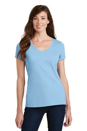 Port & Company® Ladies Fan Favorite V-Neck Tee. LPC450V - Blank or Custom Embroidered