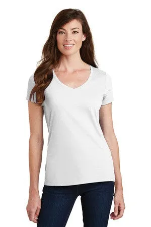 Port & Company® Ladies Fan Favorite V-Neck Tee. LPC450V - Blank or Custom Embroidered
