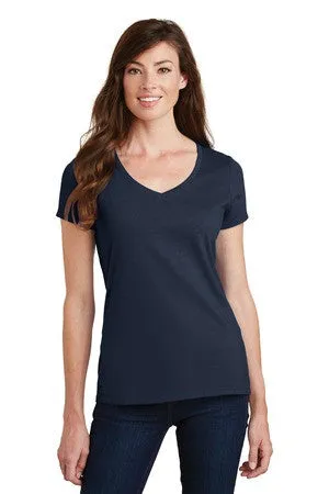 Port & Company® Ladies Fan Favorite V-Neck Tee. LPC450V - Blank or Custom Embroidered