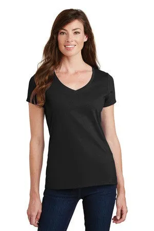 Port & Company® Ladies Fan Favorite V-Neck Tee. LPC450V - Blank or Custom Embroidered