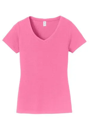 Port & Company® Ladies Fan Favorite V-Neck Tee. LPC450V - Blank or Custom Embroidered