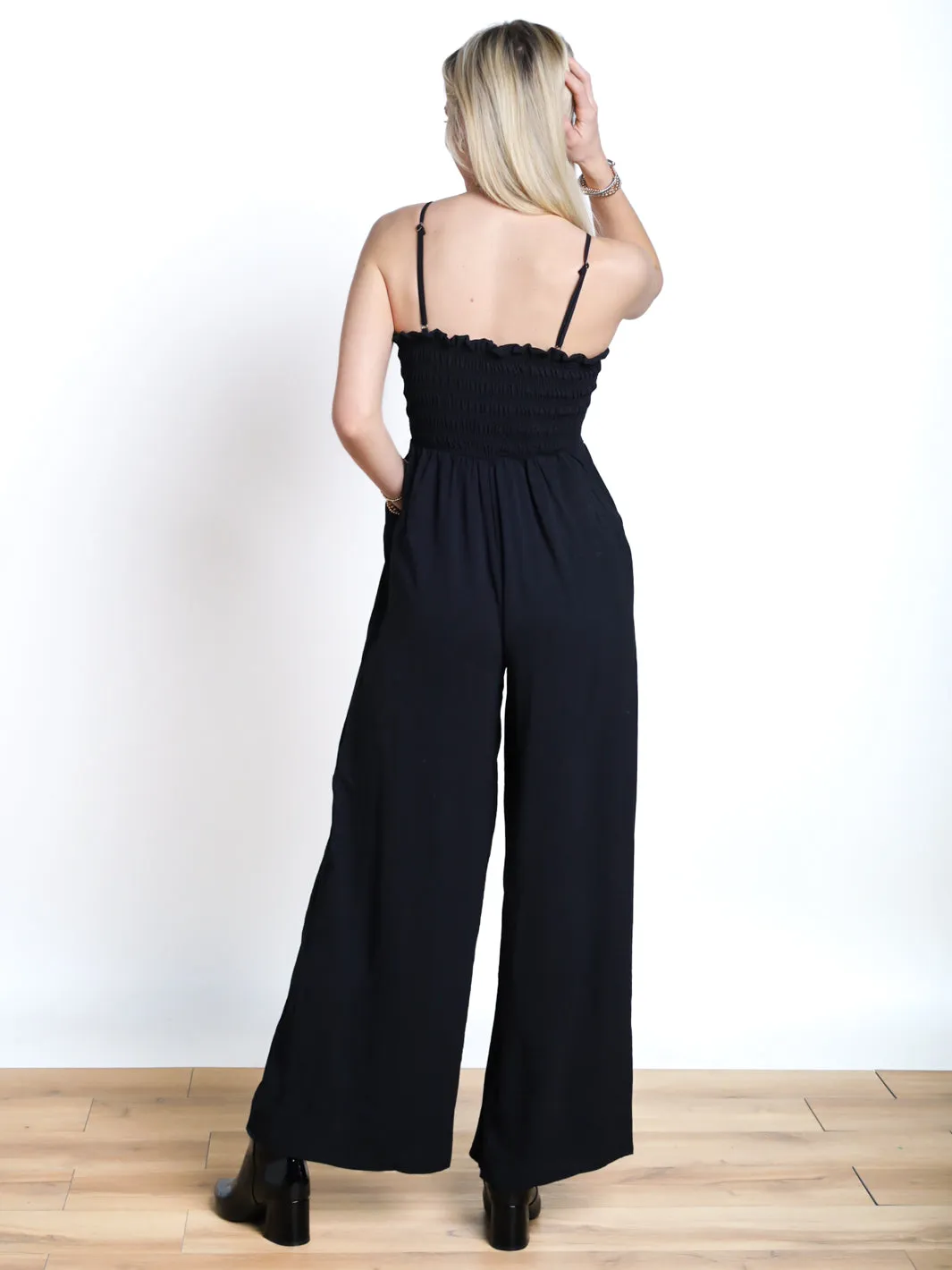 Right My Wrongs Sleeveless Woven Jumpsuit