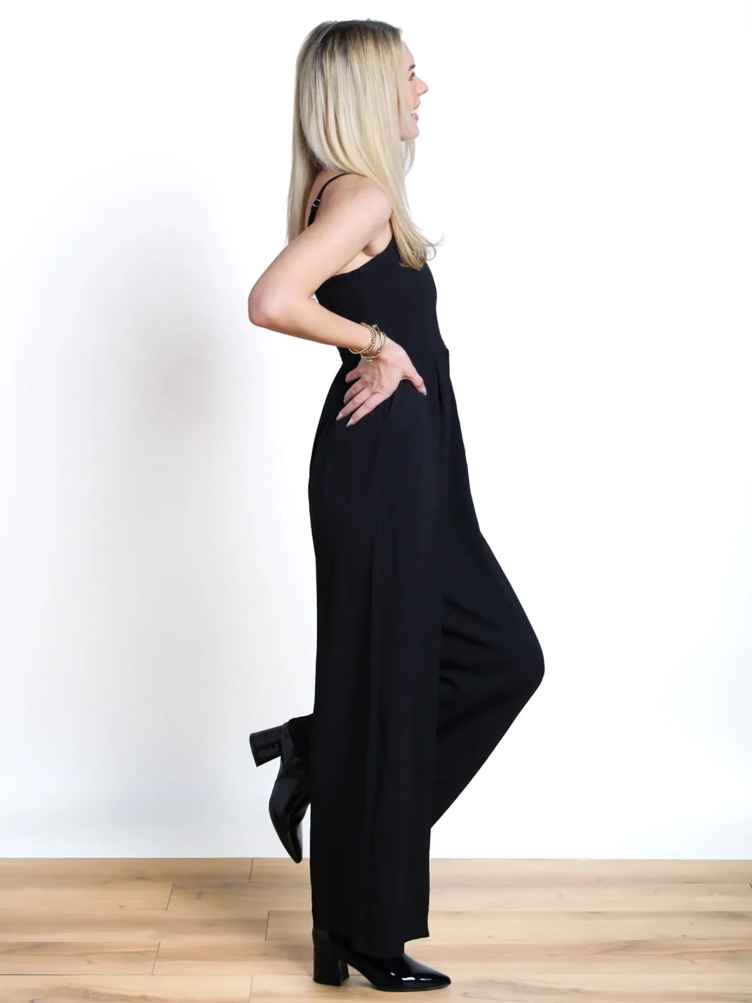 Right My Wrongs Sleeveless Woven Jumpsuit