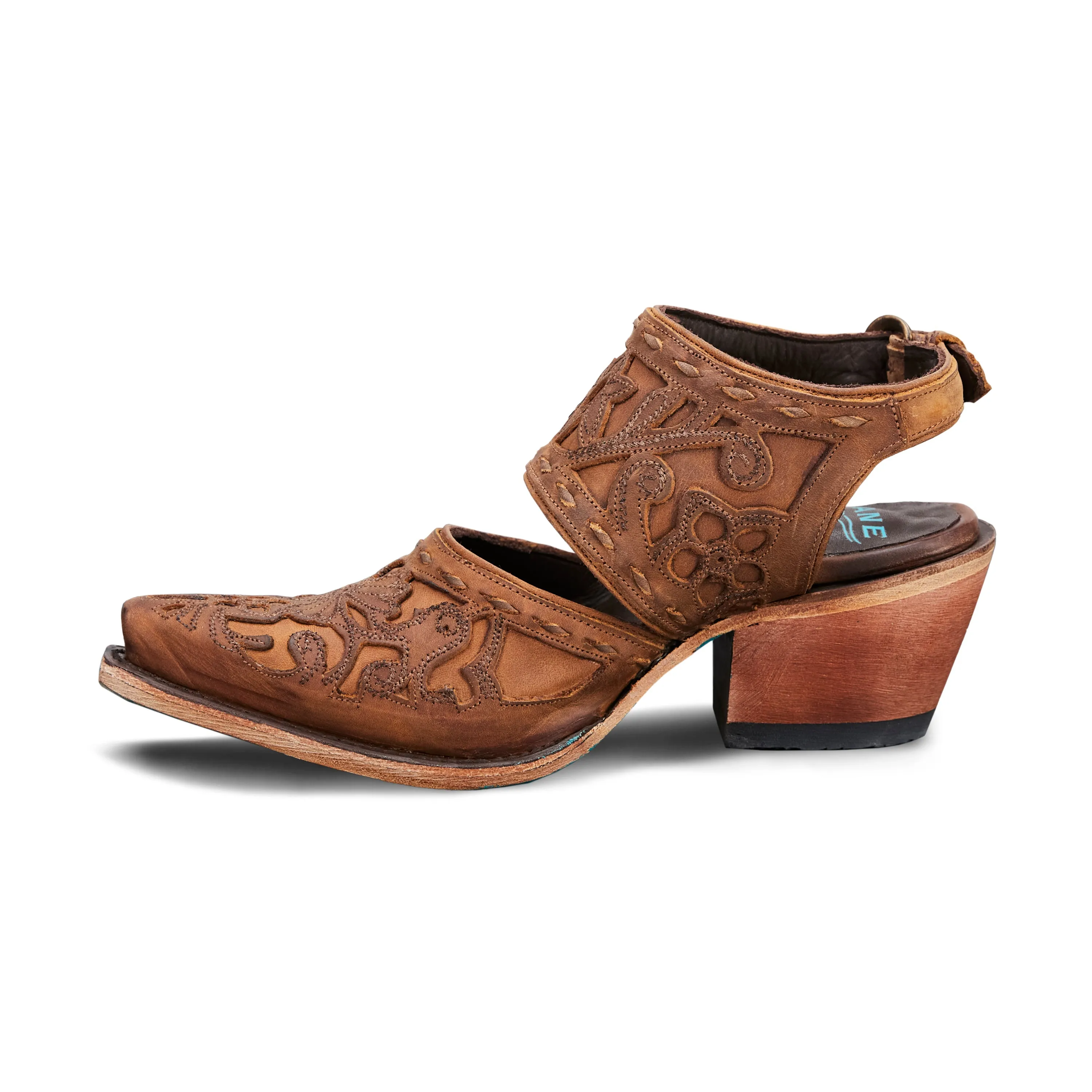 Robin Slingback Mule in Burnt Caramel