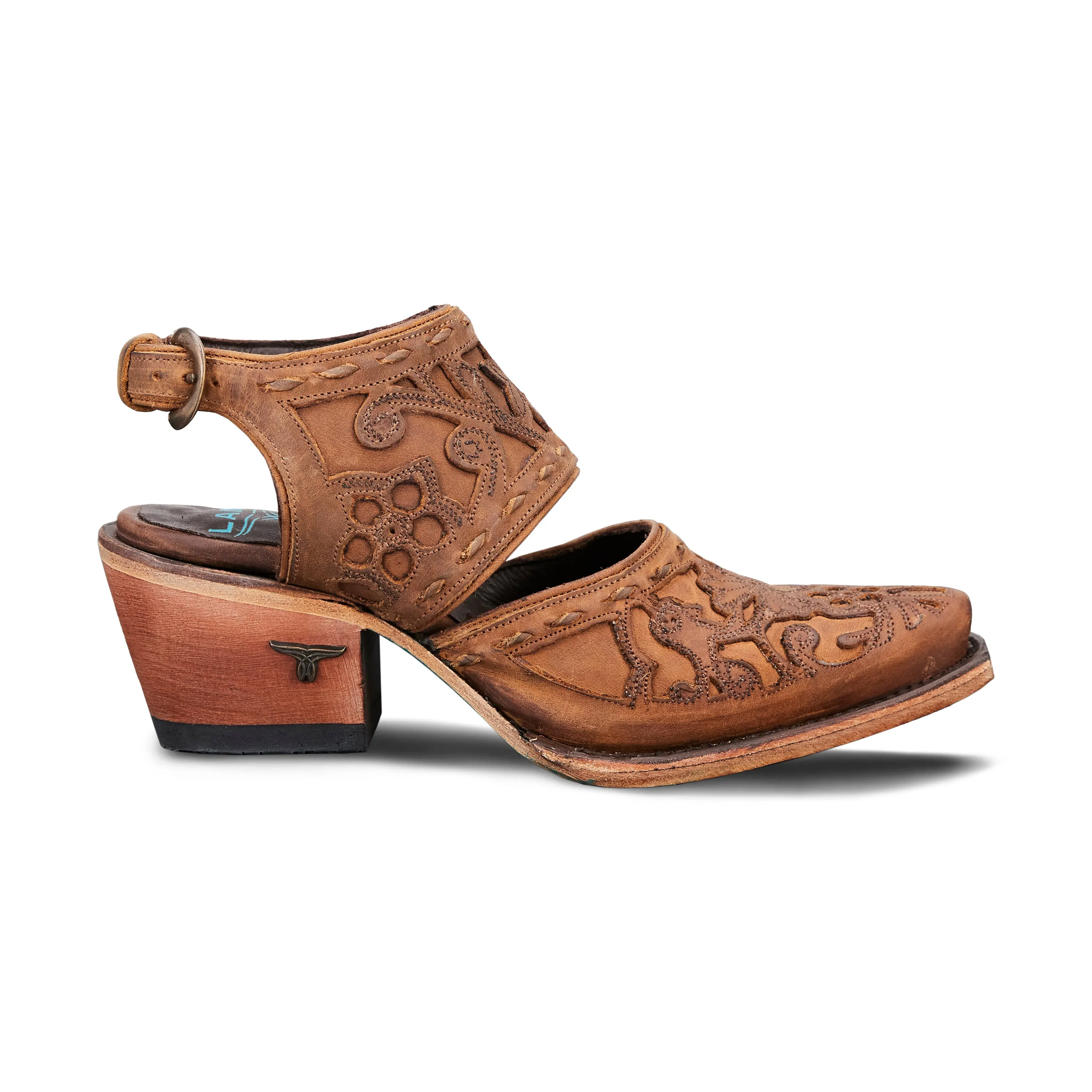 Robin Slingback Mule in Burnt Caramel