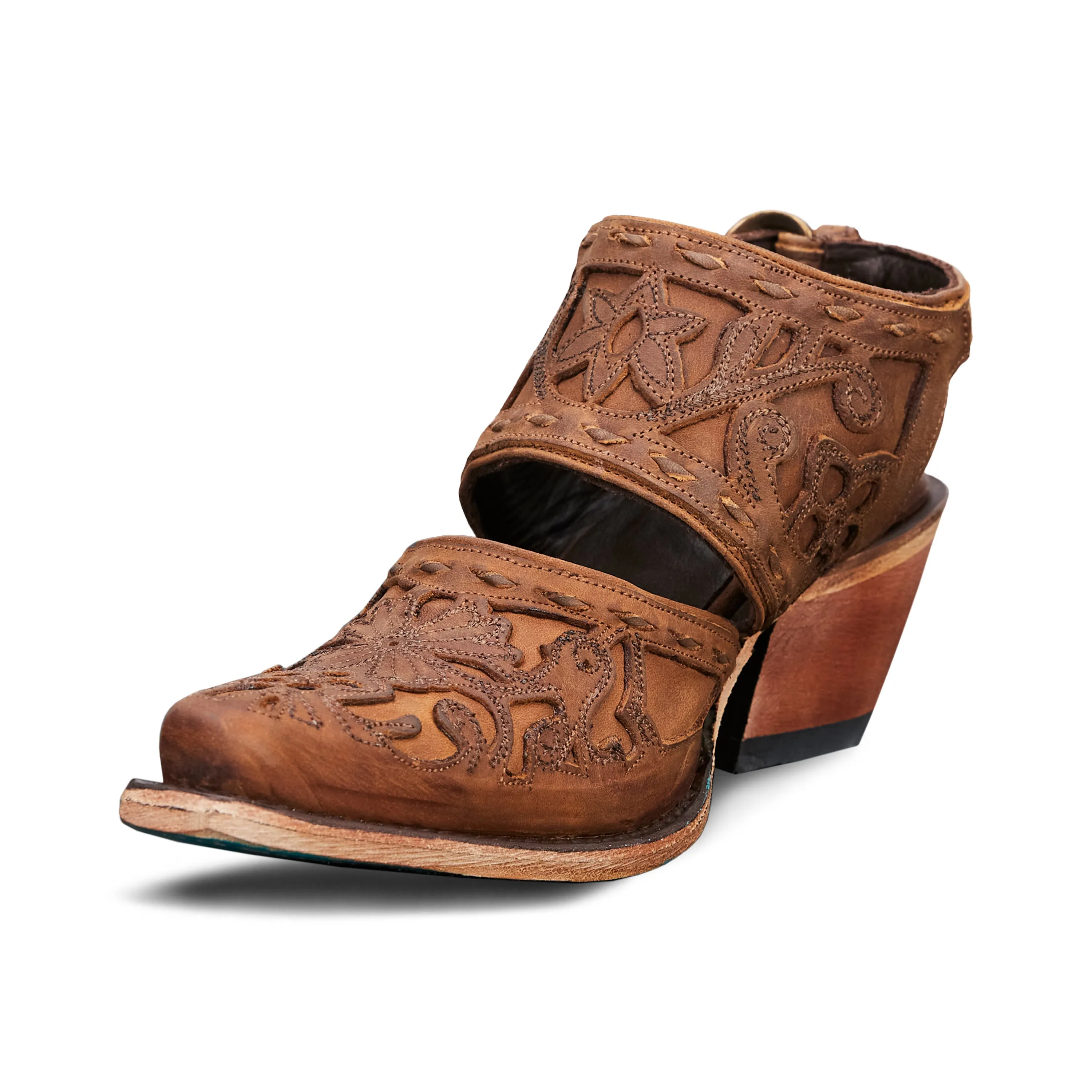 Robin Slingback Mule in Burnt Caramel
