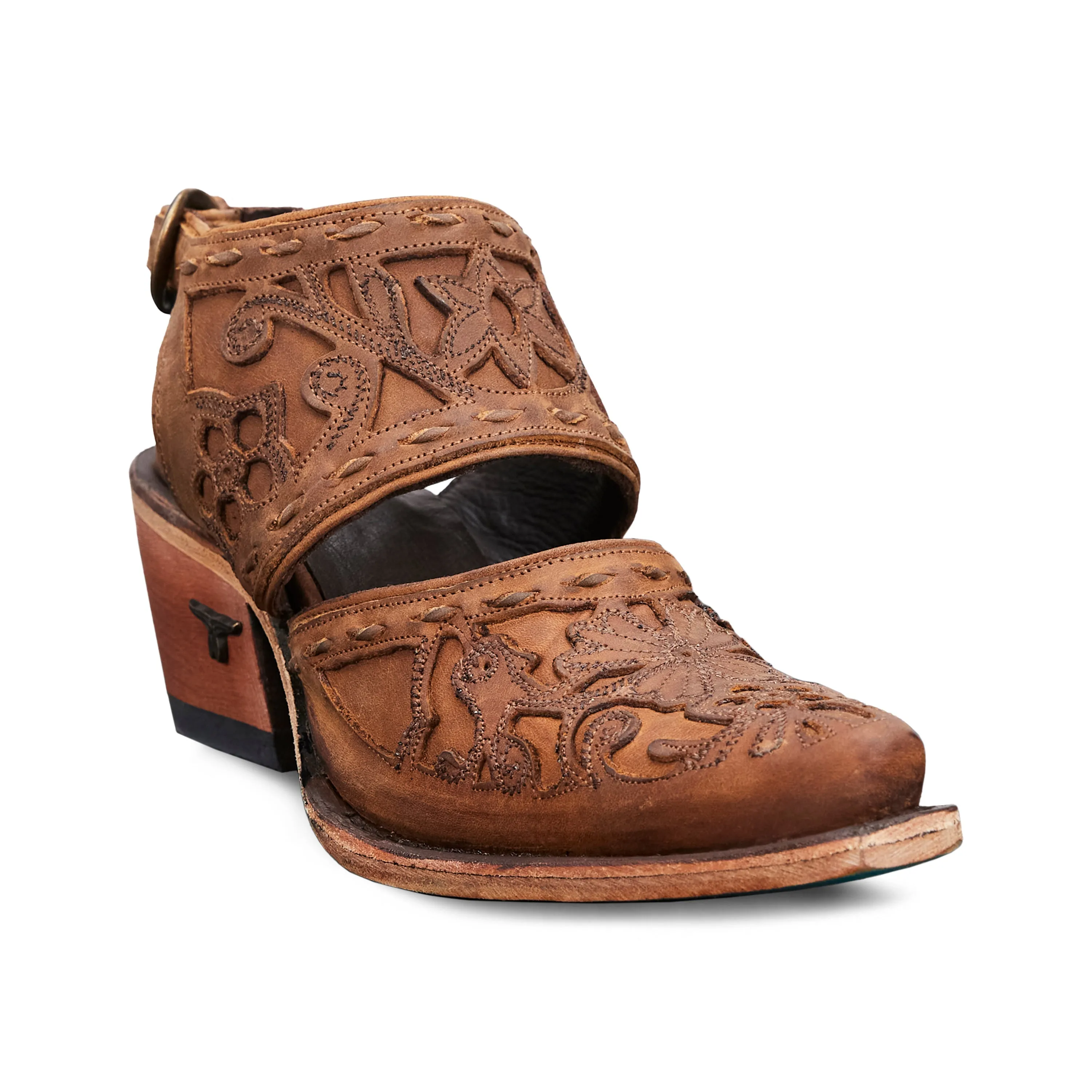 Robin Slingback Mule in Burnt Caramel