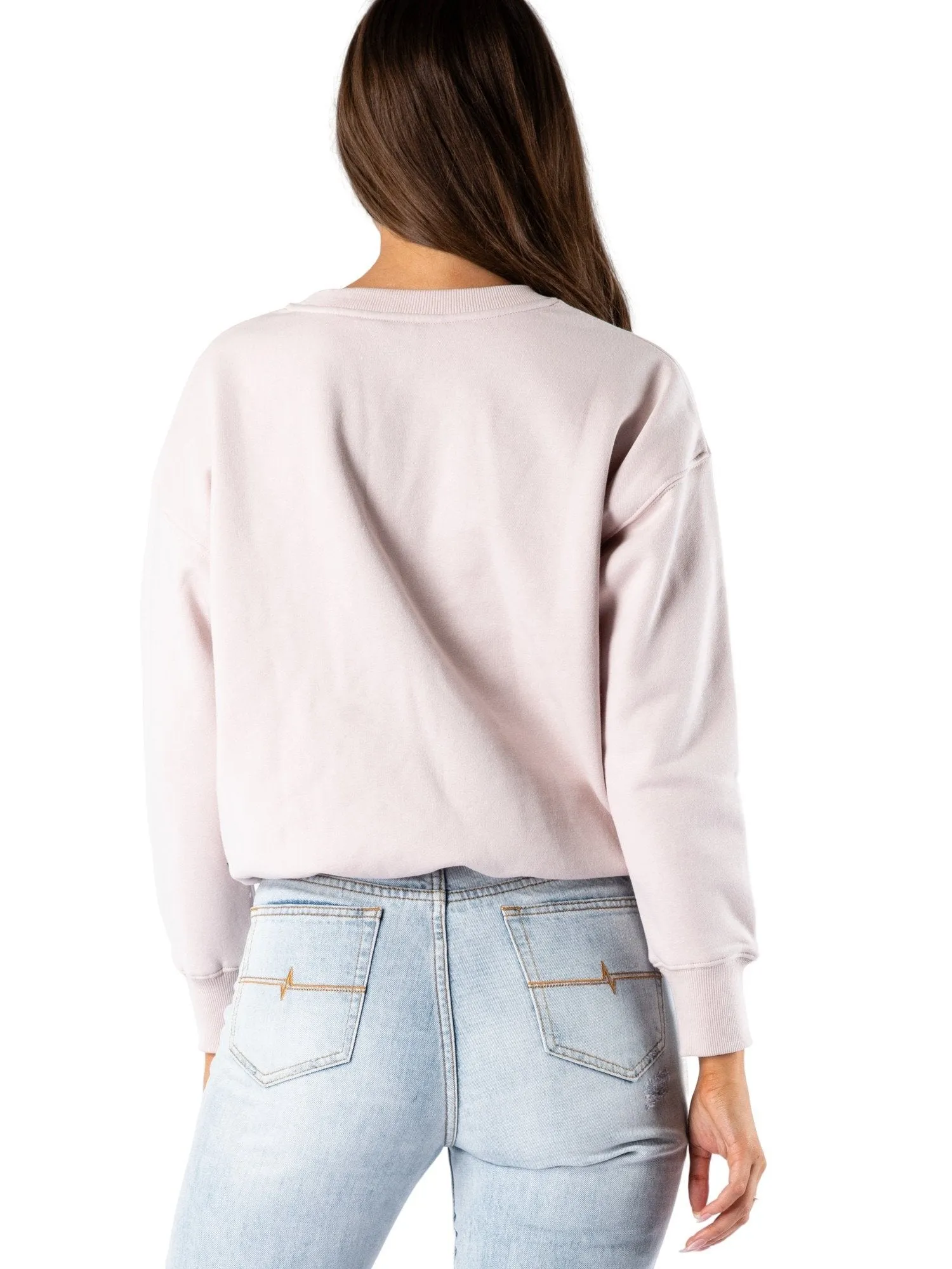 Rusty Essentials Crew Neck Fleece - Hushed Violet