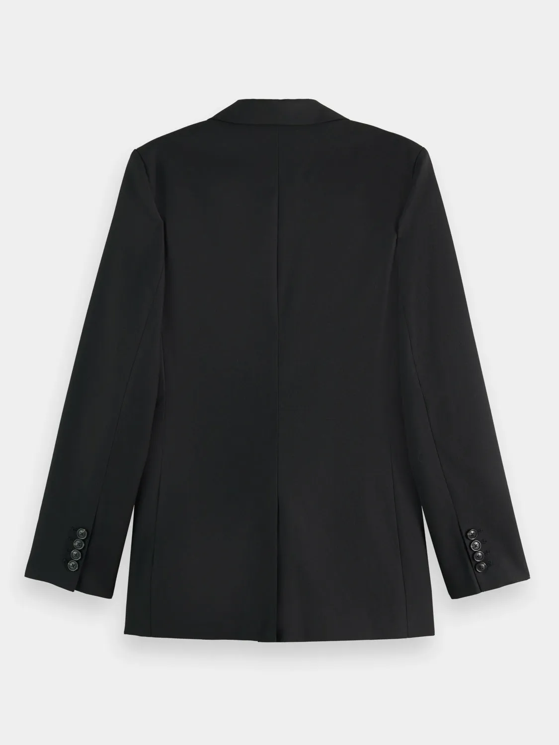 Single-breasted fitted blazer
