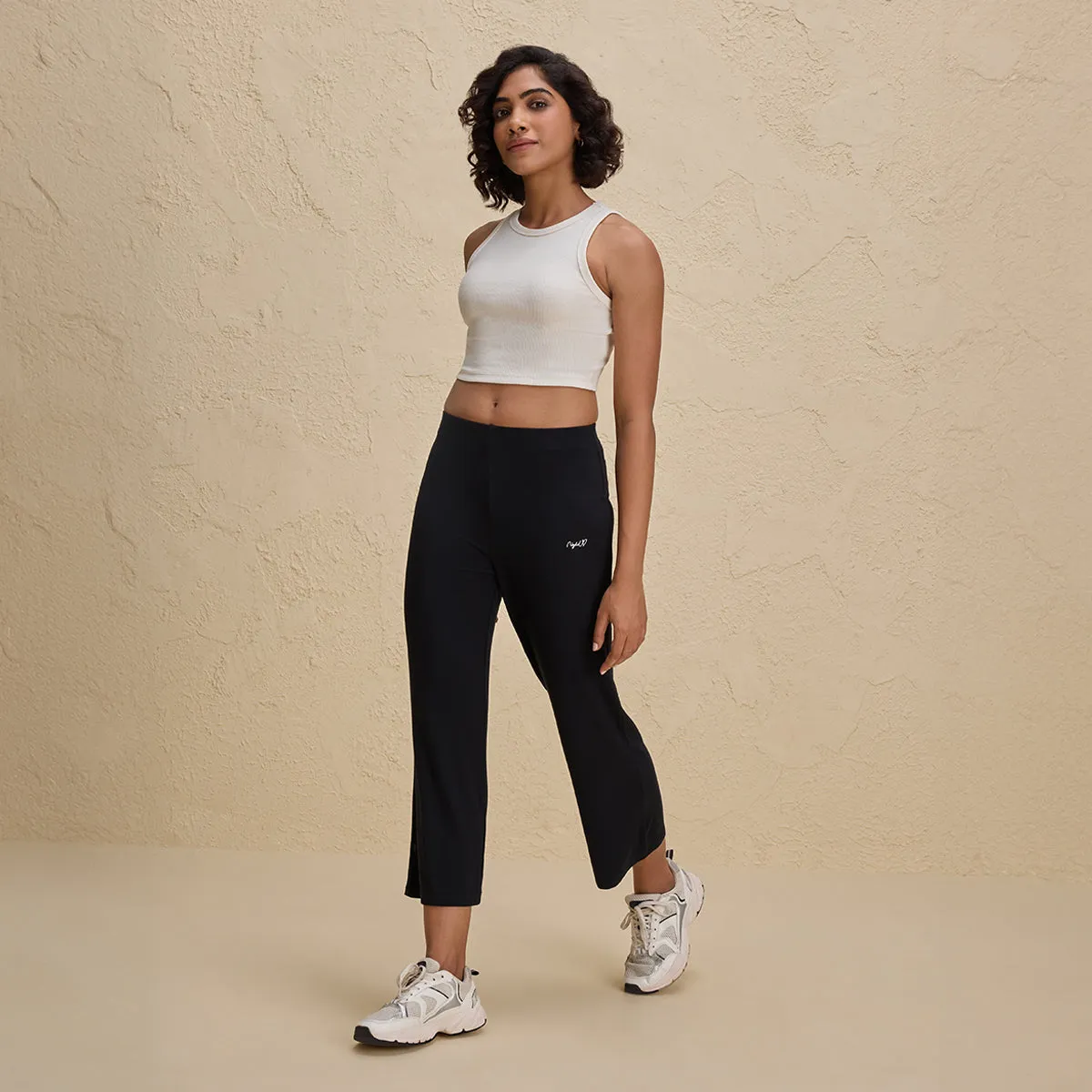 Summer Essential Super Soft and Comfy Modal Cropped Pants-NYLE059-Jet Black