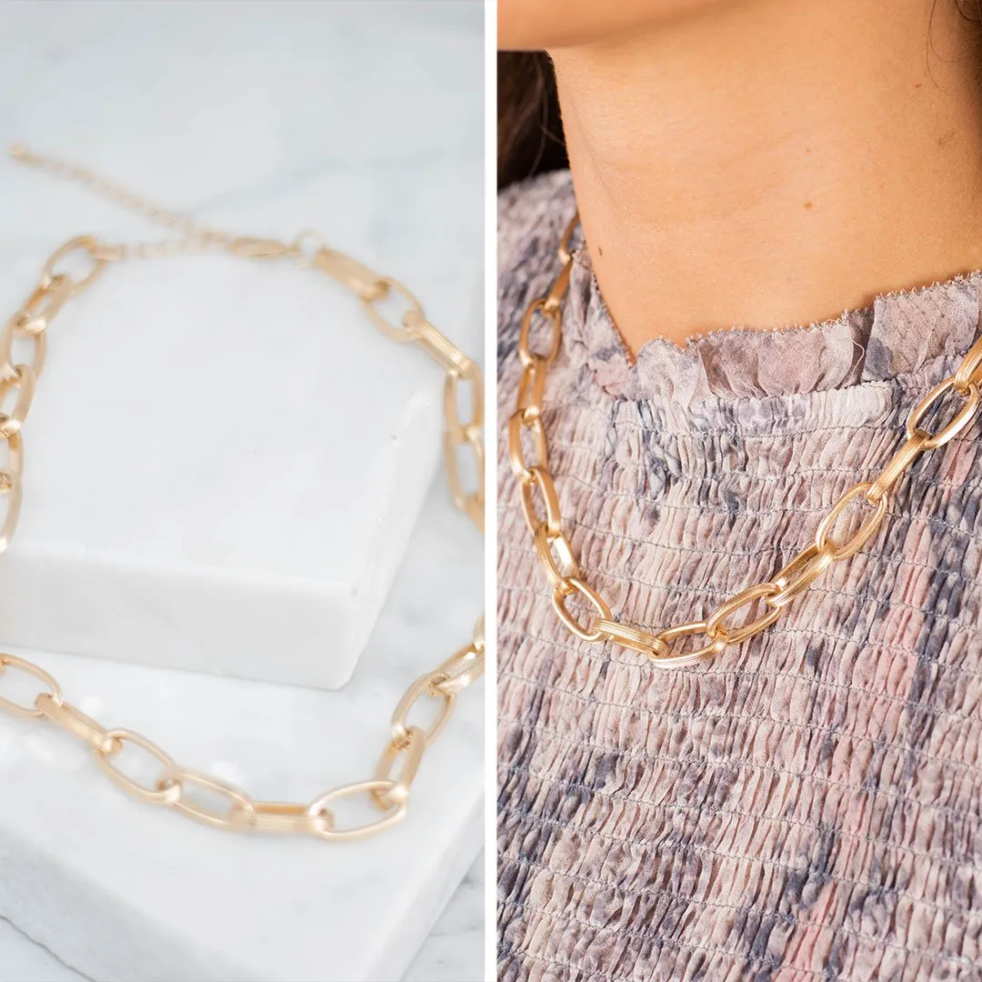 Tell Your Story Gold Chain Necklace