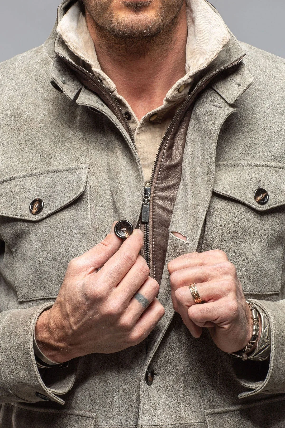 Teton Vintage Jacket In Ice