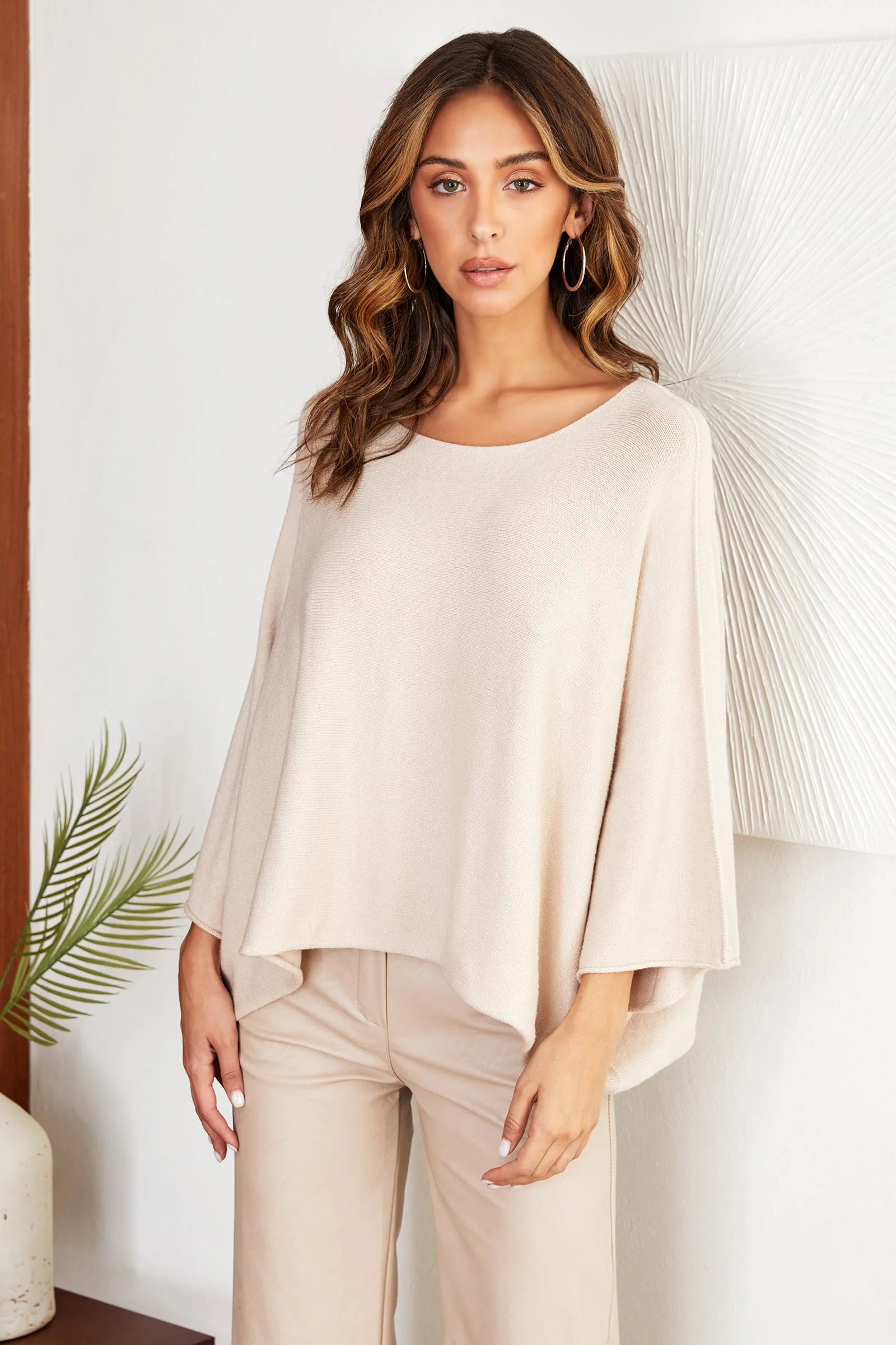 The Cozy Drape Knit Sweater