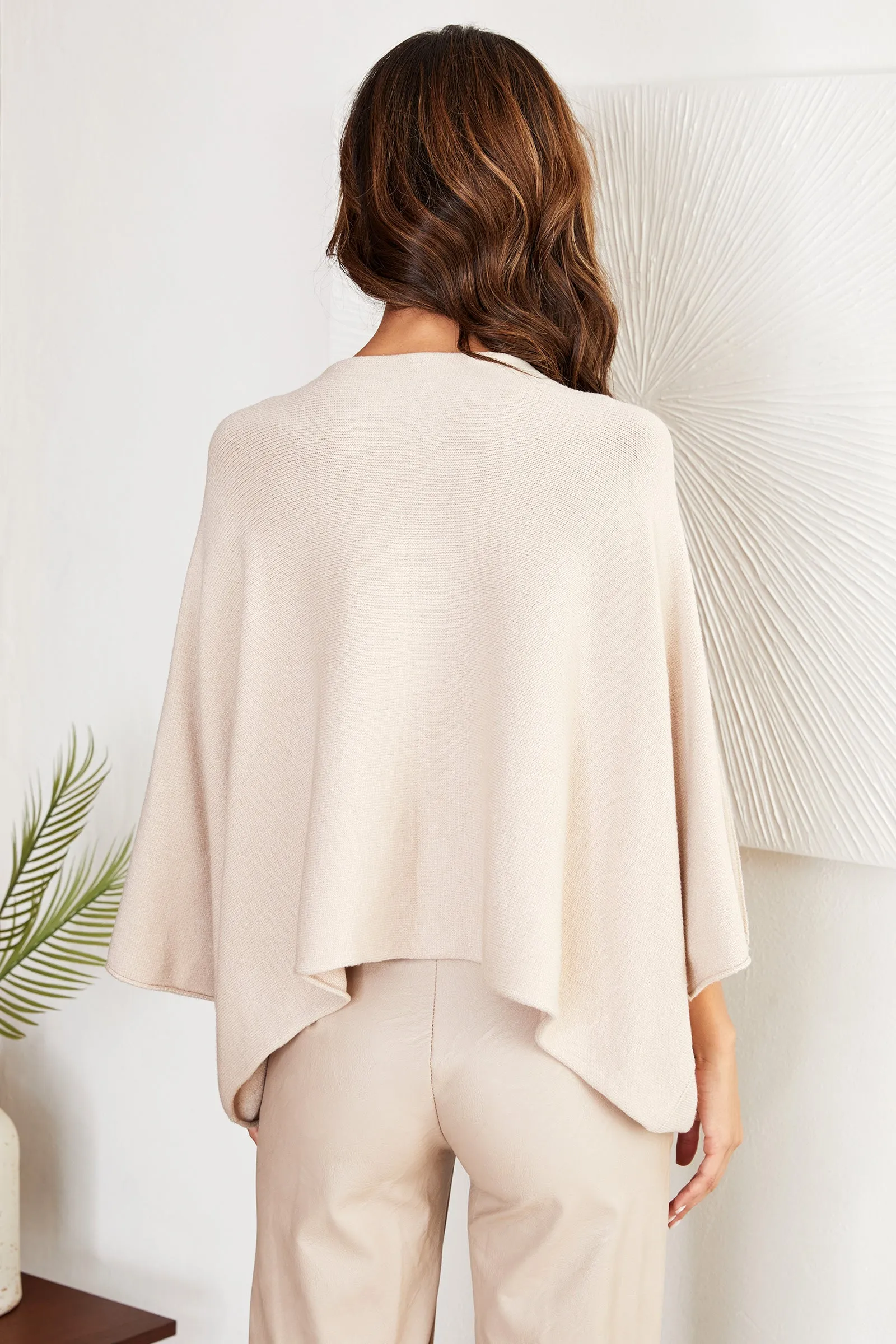 The Cozy Drape Knit Sweater