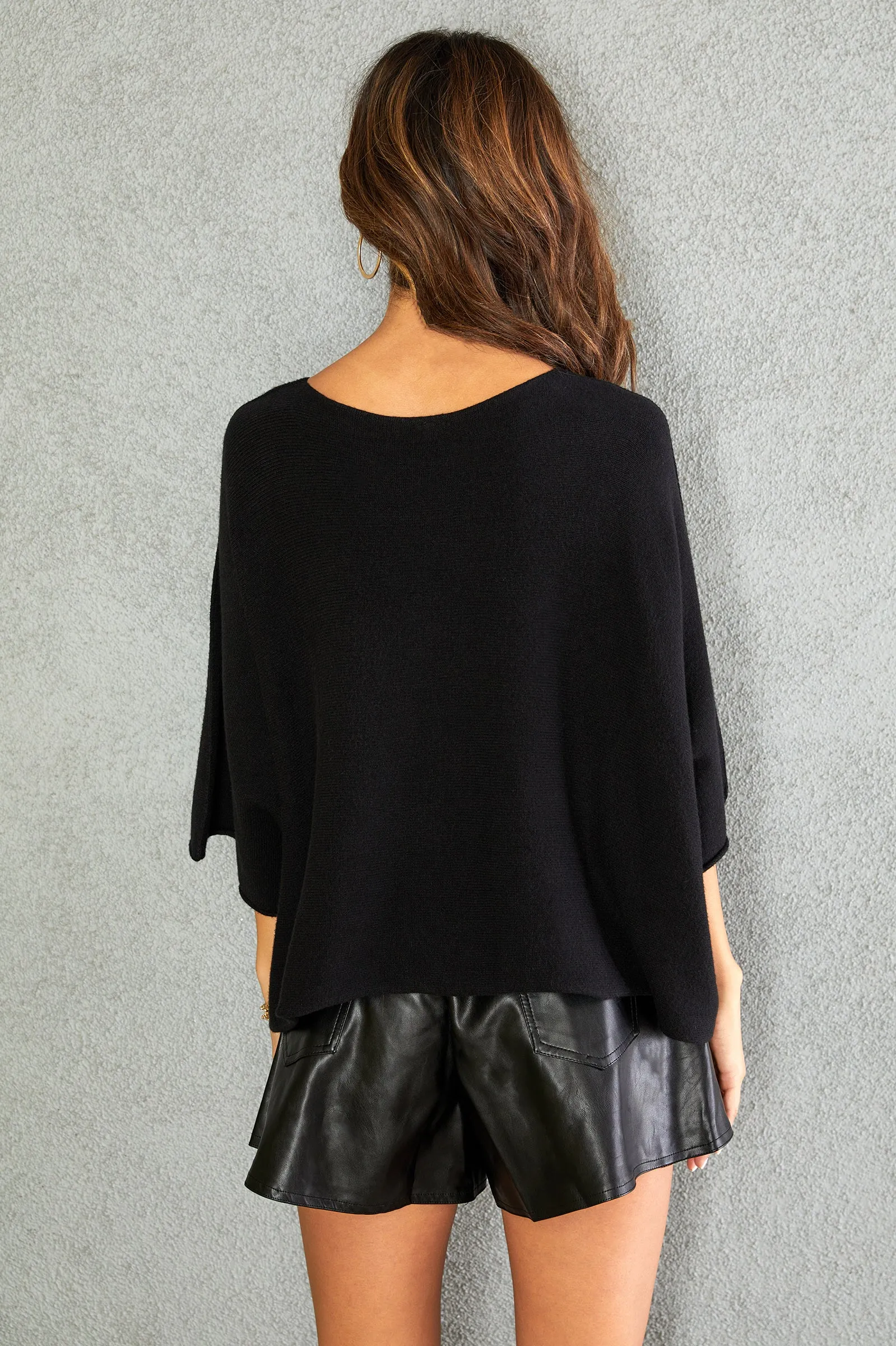 The Cozy Drape Knit Sweater