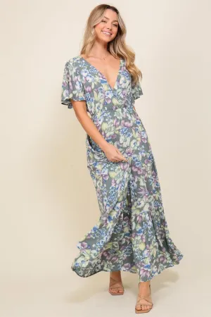 TIMING Arya Flora Maxi Dress