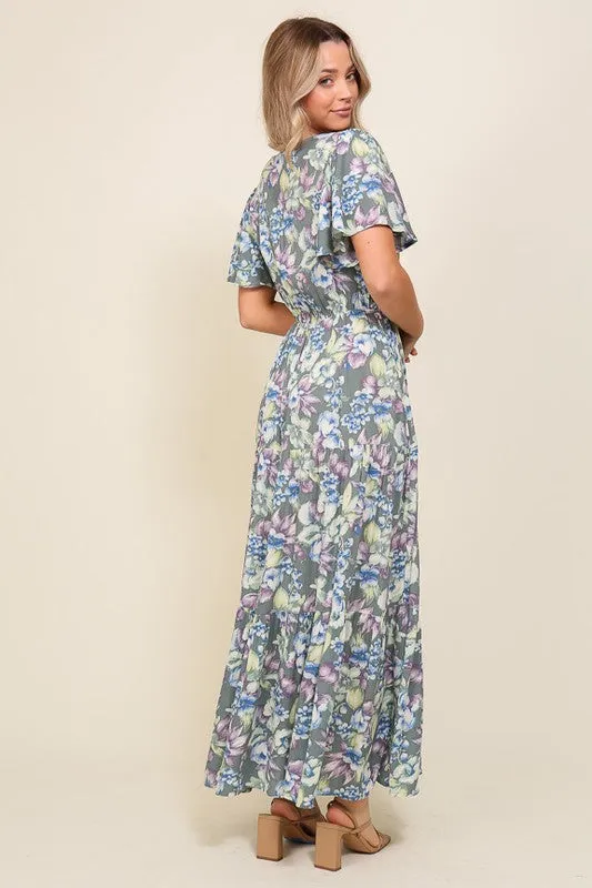 TIMING Arya Flora Maxi Dress