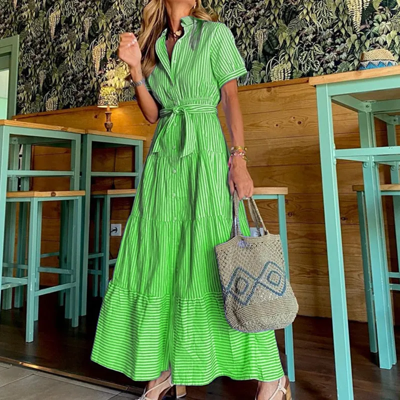 Trendy Loose-Fit Printed Dress