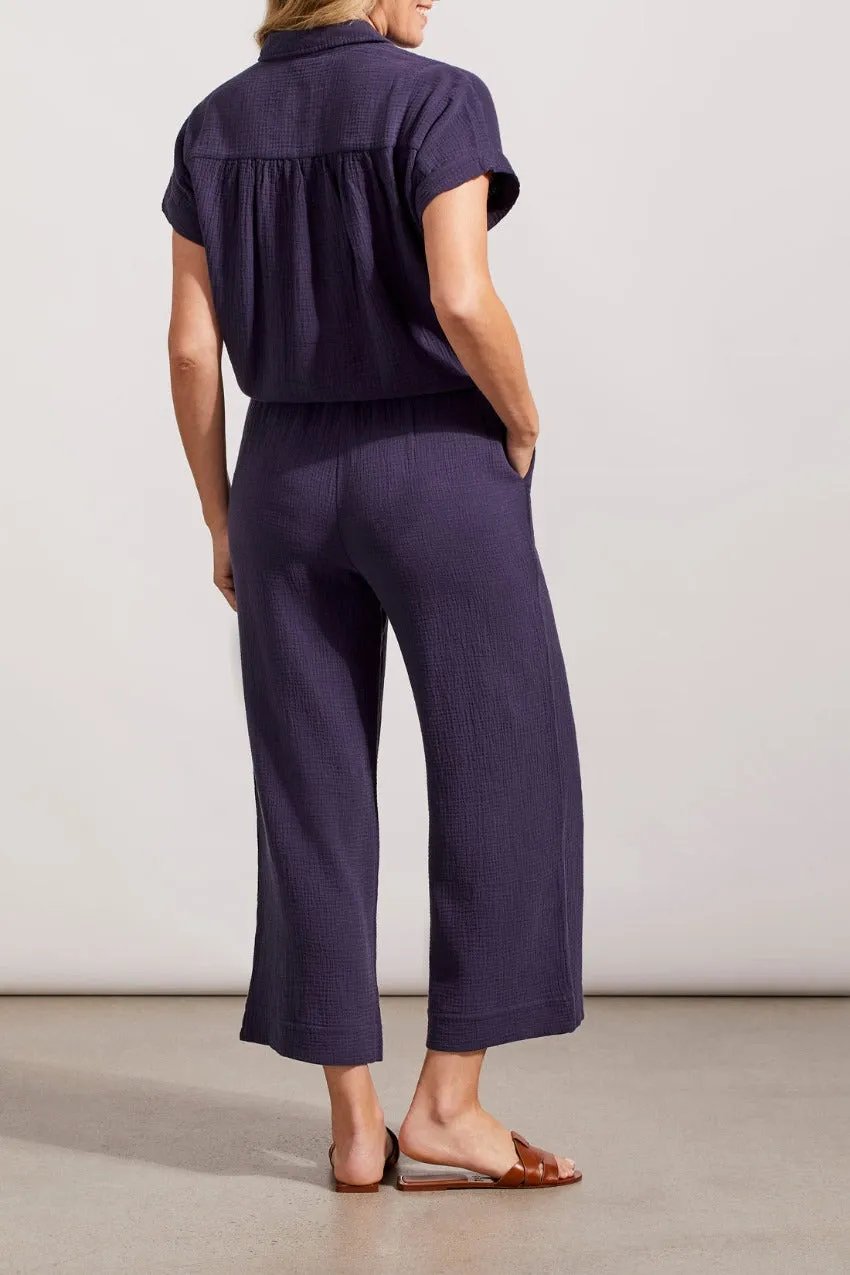 Tribal Wide Leg Pant With Drawstring