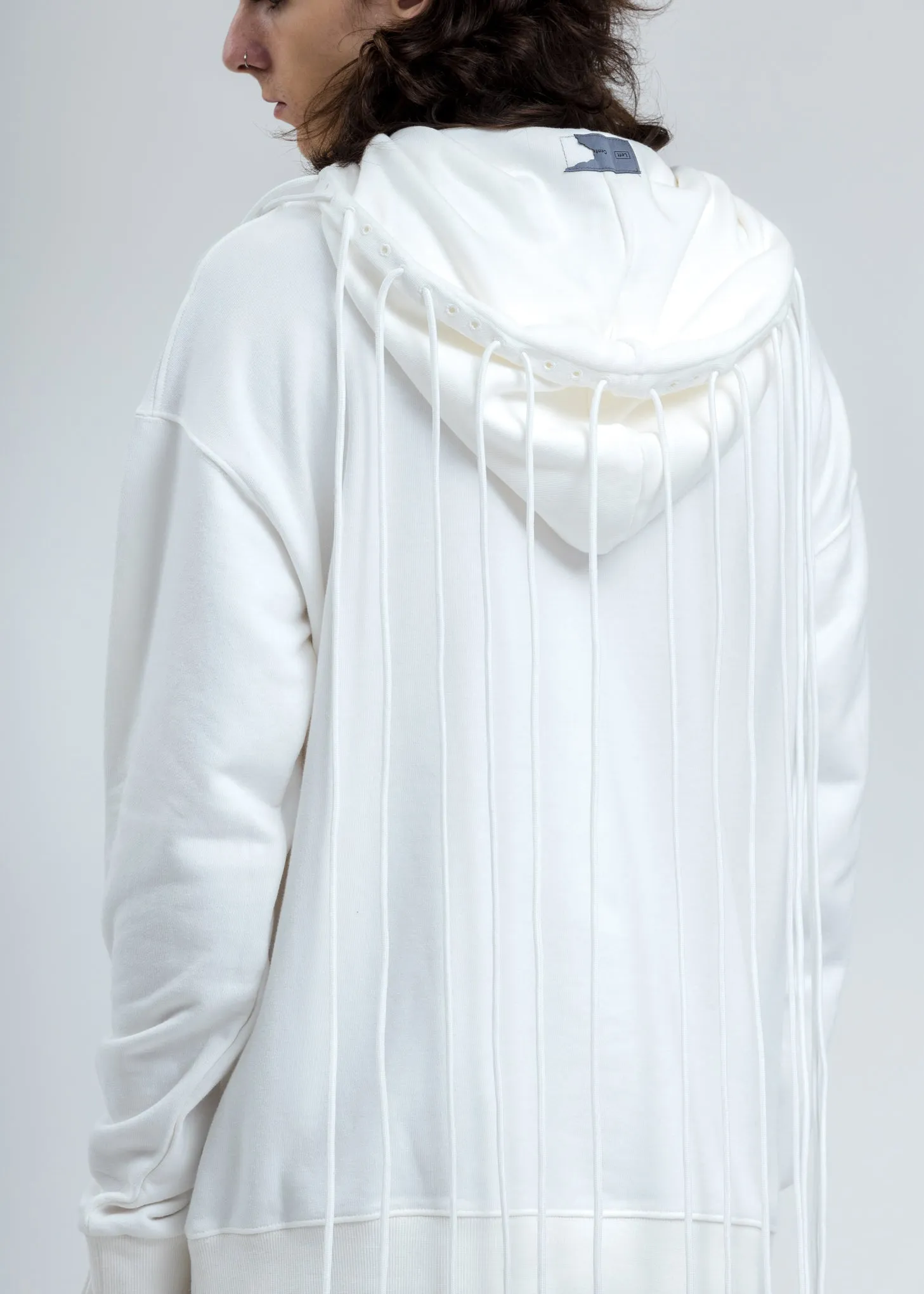 White 3.1 Hoodie Left