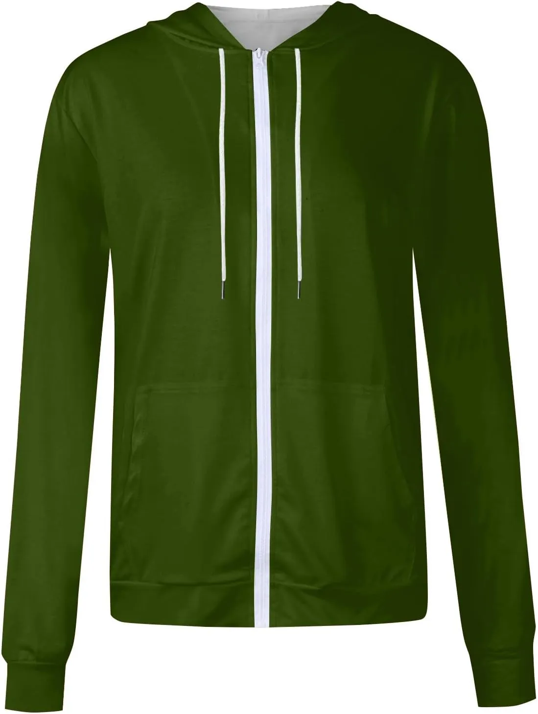Womens Zip Up Hoodies Long Sleeve Oversized Sweatshirts Fall Winter Outfits Clothes Casual Jackets with Pockets